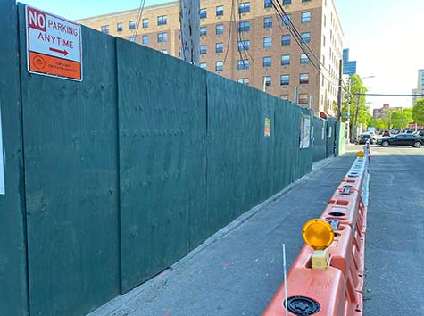 construction fence Bronx