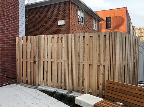 wood fence new york
